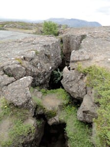 The mid-atlantic ridge in Iceland (photo by T. McGlynn)